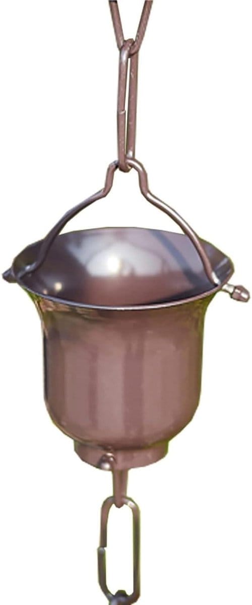 Regenketting - Waterafvoer - Decoratief - Verstelbare lengte - 100 cm - Aluminiumkleur