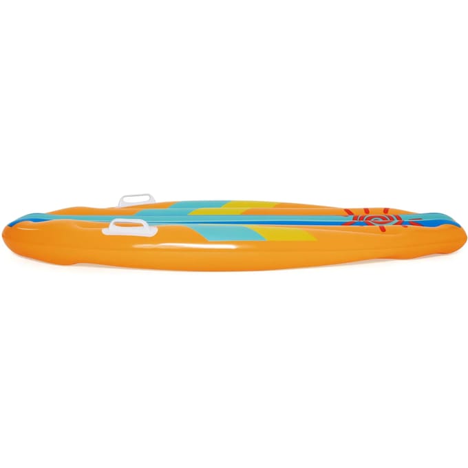 Bestway Surfboard opblaassurfplank met 2 handvat - Oranje Opblaasbaar speelgoed