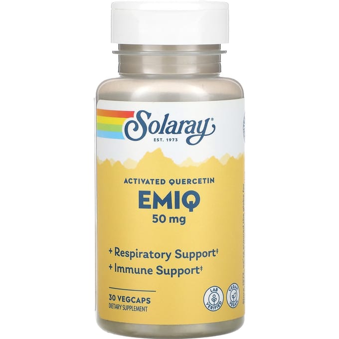 Geactiveerde Quercetine, Emiq, 50 mg, 30 vegetarische capsules