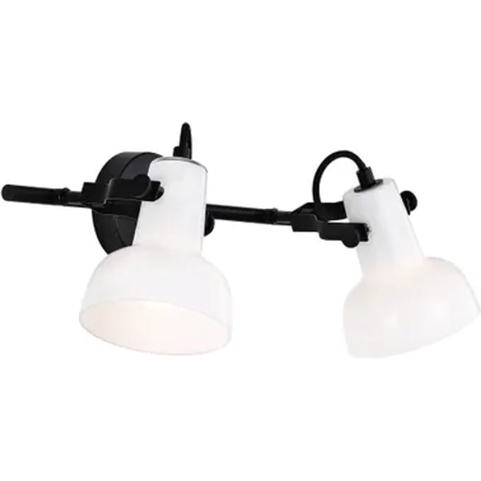 Nordlux Plafondspot Parson Zwart Wit 2xe14