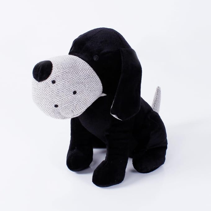 Deurstopper Hond - Deurblokker Dier - Tocht Buiten Houden - Zachte Vloerbescherming - ca. 20 cm hoog - null