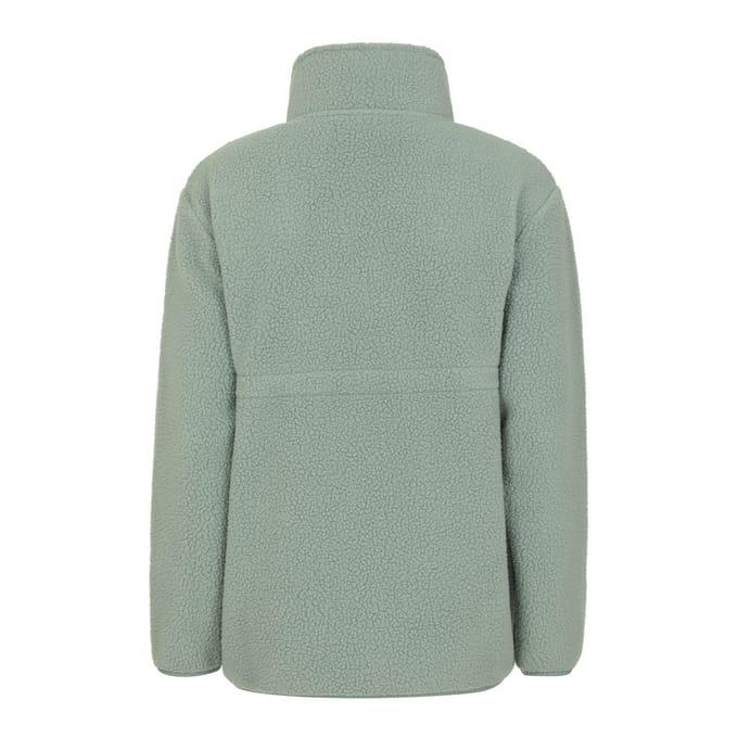 Mountain Warehouse Dames/Dames Sherpa Half Rits Zwangerschaps Fleece Top (Groen)