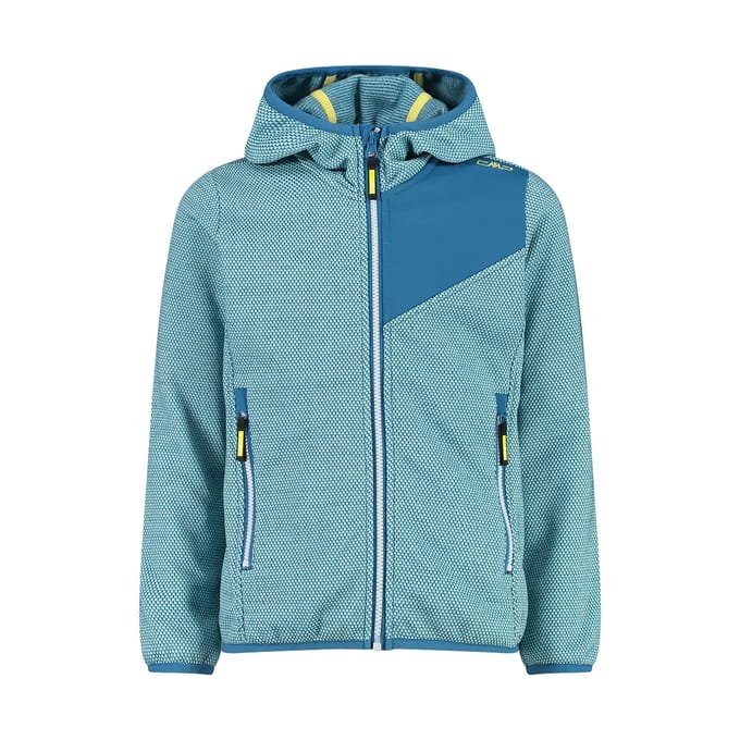 Gebreide meisjes hoodie met jacquardpatroon CMP