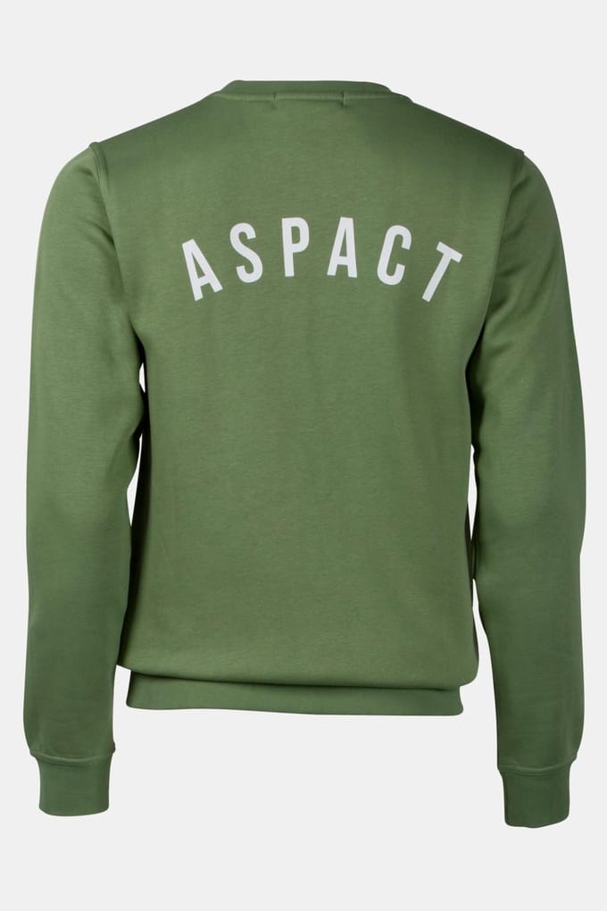ASPACT Zavi Crewneck Green Taglia: L | Maglioni a maglia Outlet | Unisex | Verde