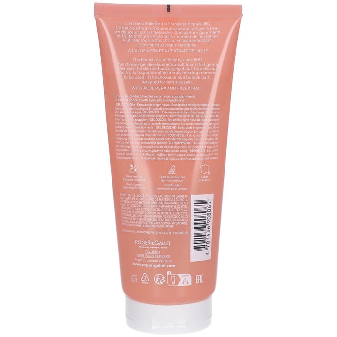 Roger & Gallet Fleur de Figuier Wellbeing Shower Gel Fleur De Figuier