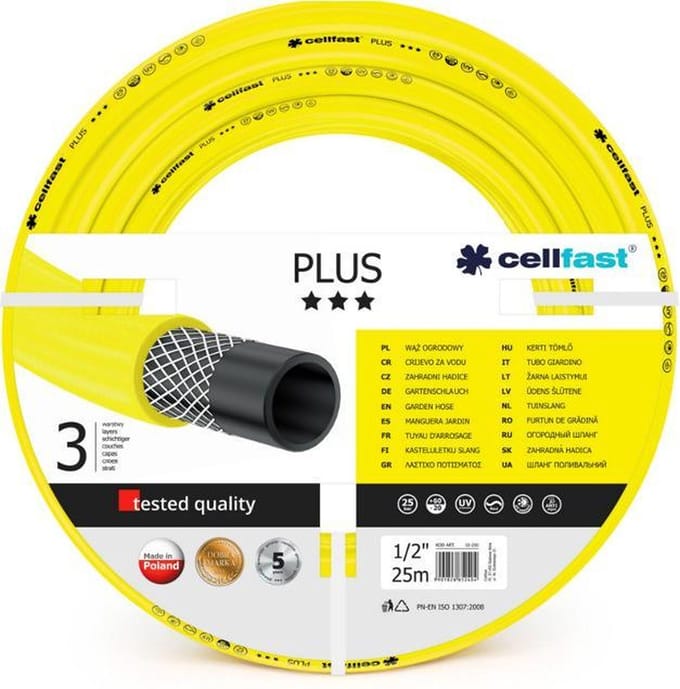 Tuinslang Cellfast Plus 1/2 "25 m 3-laags tuinslang