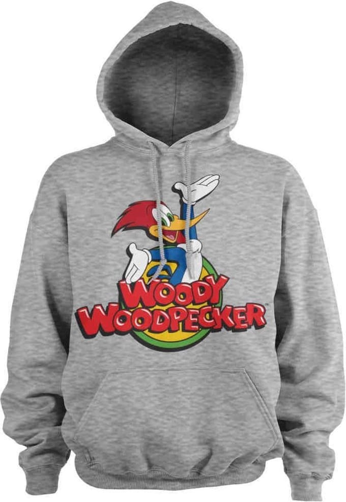 Woody Woodpecker Hoodie/trui -M- Classic Logo Grijs