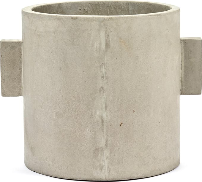 Serax Bloempot Pot beton Rond Naturel Hoog 25cm Diameter 25cm