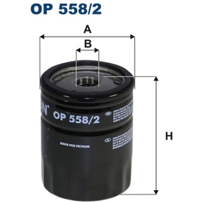 Oliefilter FILTRON OP 558/2