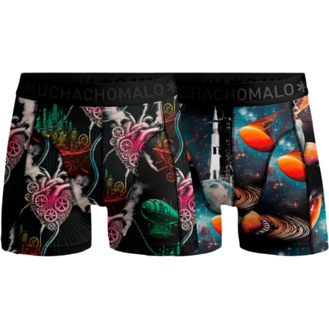 Muchachomalo Boys 2-pack boxer shorts modern age
