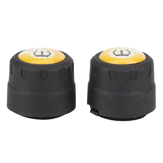 Système de Surveillance de Pression et de Température des Pneus TPMS Moto BT pour iOS Android W Capteur de Pneu white