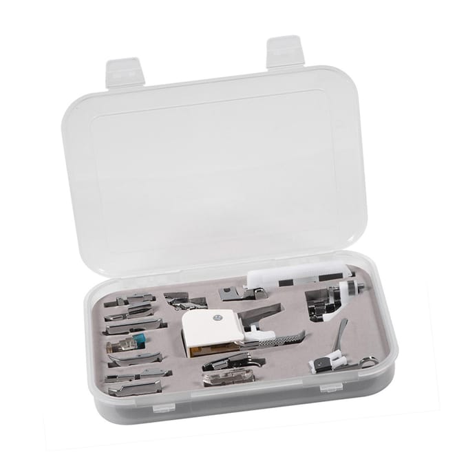 15 Stuks Persvoet voor Brother Janome Singer Multifunctionele Naaimachine Accessoires Kit white