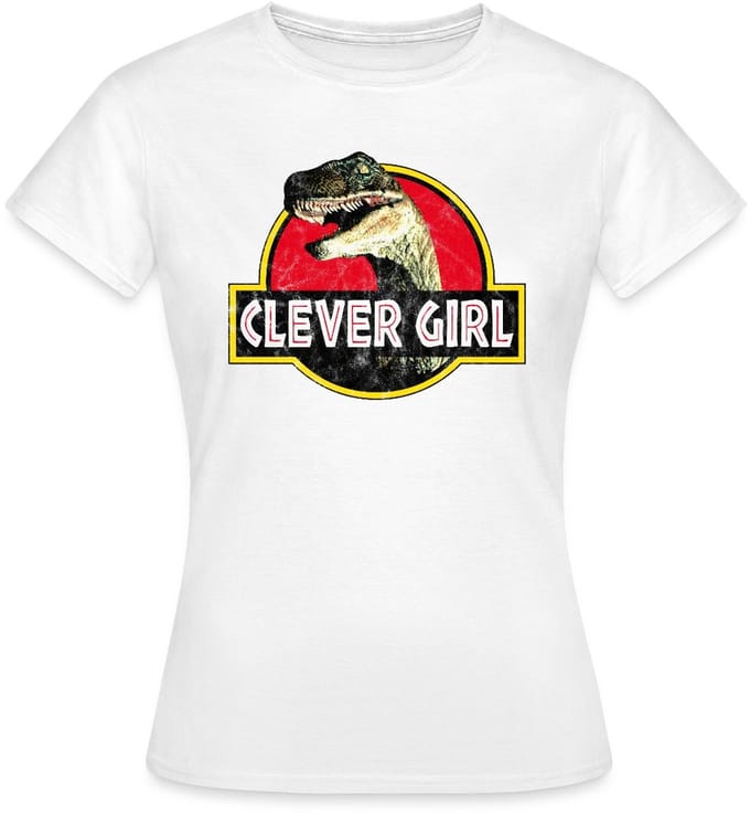 Jurassic World Raptor Clever Girl T-Shirt Dames