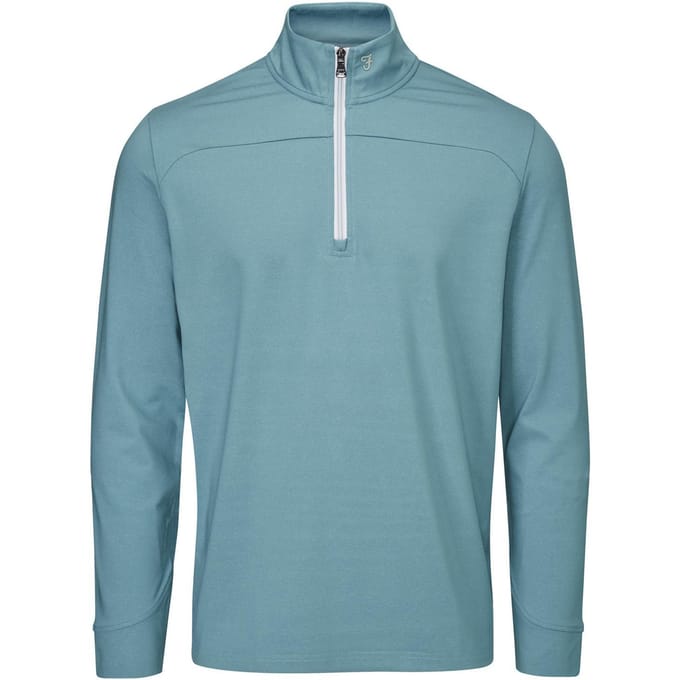 Farah Heren Hayes Midlayer (Teal tint)