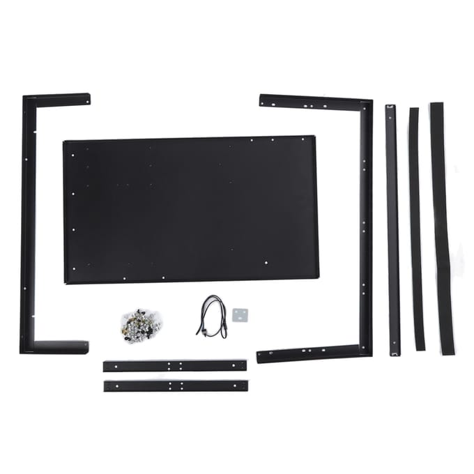 Computer Open Behuizing Ondersteuning 6 tot 8 GPU Grafische Kaart DIY Computer Chassis voor ATX MATX FLEX black