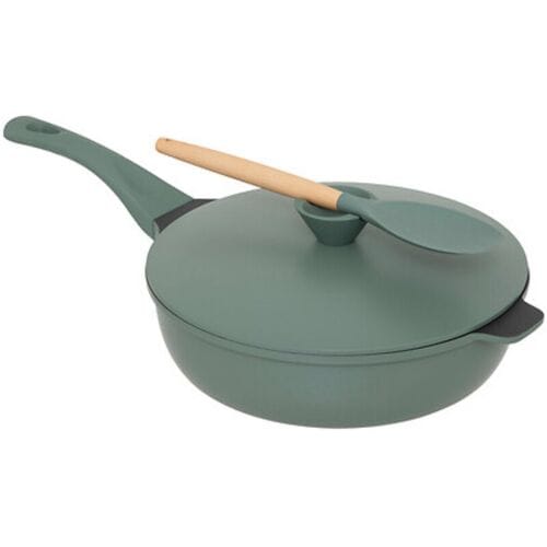 5Five braadpan Dublin - D28 cm - aluminium - groen - met deksel - pannen - alle warmtebronnen
