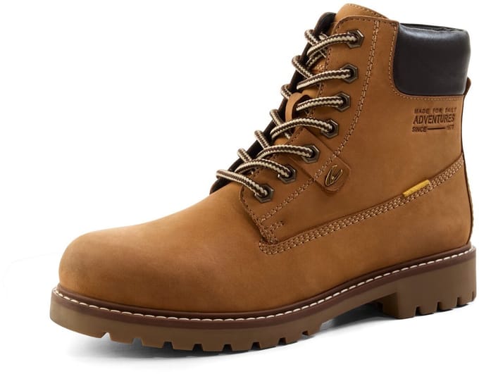 camel active Veterlaars met ritssluiting aan de zijkant - Maat womenswear-41 - Bruin