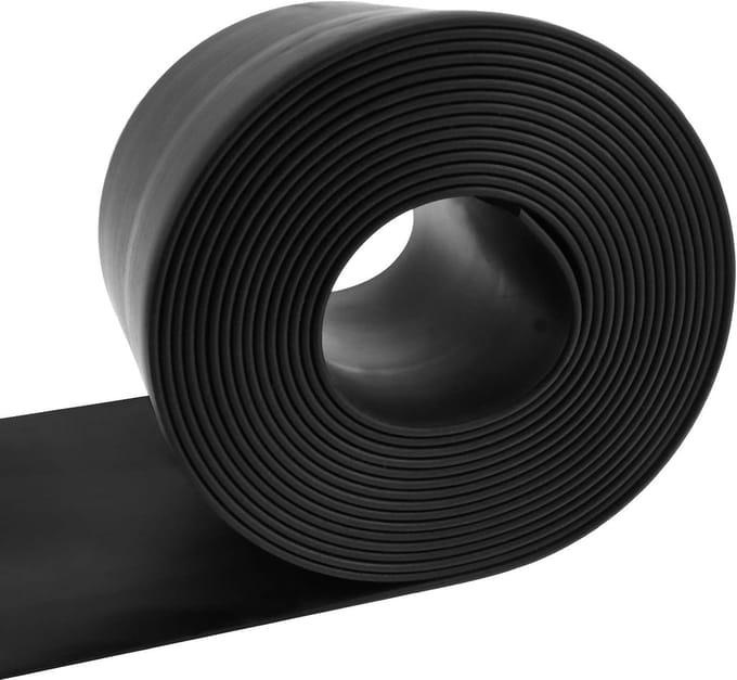 Neopreen Rubber Strip voor Afdichting, Trillingsbescherming en DIY Projecten - 150 mm × 1,5 mm × 12 m