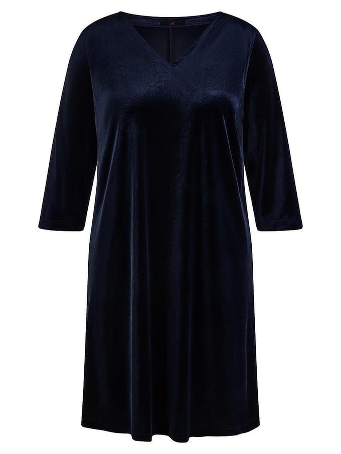 Fluwelen jurk Van Emilia Lay blauw