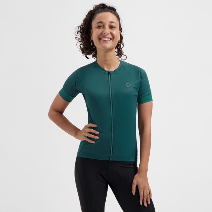 Rogelli Modesta Fietsshirt Dames - Korte Mouwen - Teal - S