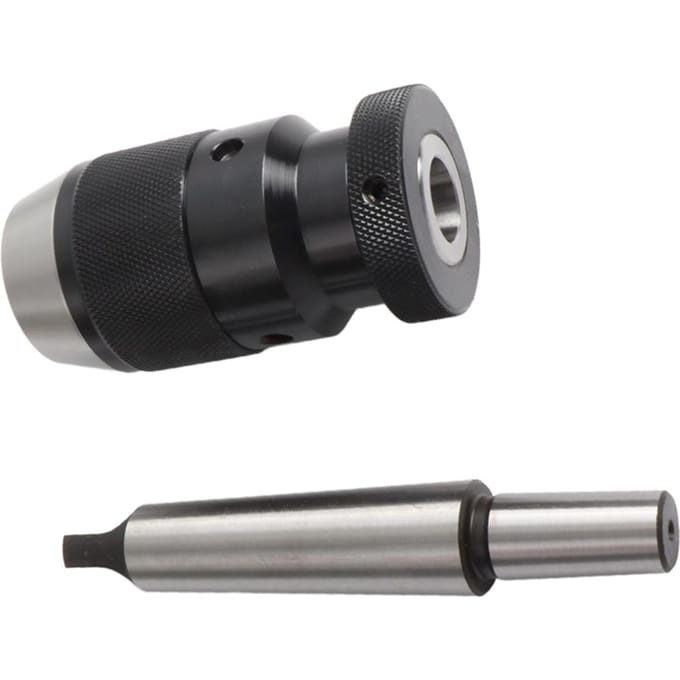 1 16mm Capaciteit 45# Staal Zelfaandraaiend Sleutelloos Draaibank Boorhouder met MT3 B18 Conische Opname