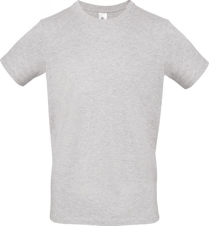 Classic E150 T-shirt B&C Collectie Ash Grey Maat M