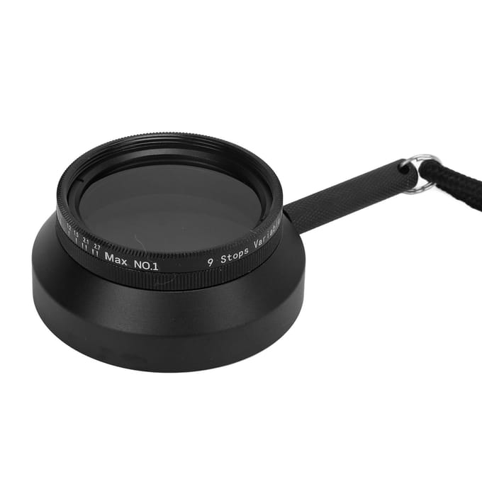 Bekijkfilter Optisch Glas 9 Versnellingen Instelbaar Fotografiefilters voor Cinematograaf Verlichting black