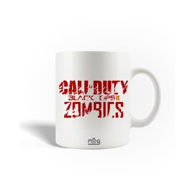 Mug - Call of Duty - Black Ops 2 - Céramique - 30cl - Rouge - Compatible lave-vaisselle