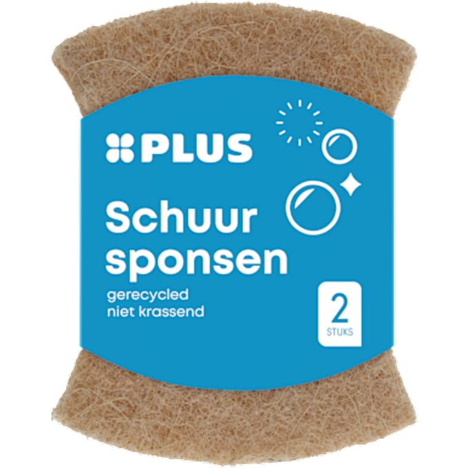 Gerecyclede schuurspons niet krassend