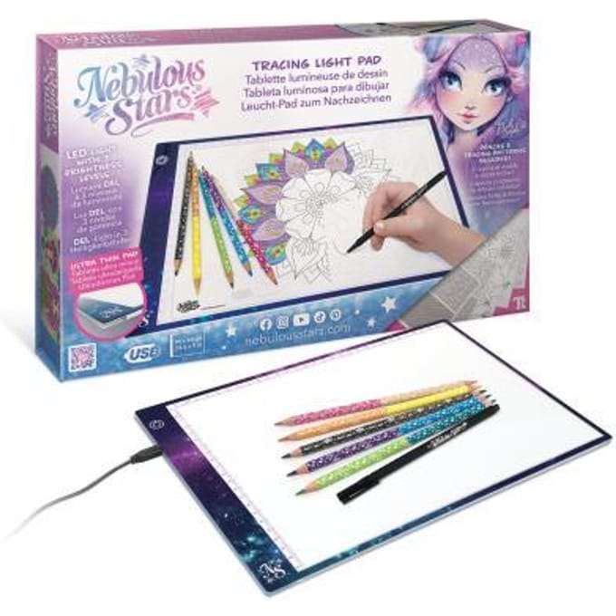 Nebulous Stars - Led Licht tablet - Lightpad - Tekenen en kleuren - Hobbypakket