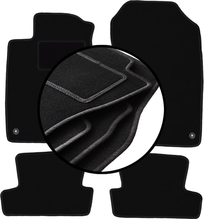Complete set veloursmatten voor: Honda CR-Z coupé (2010-2016)