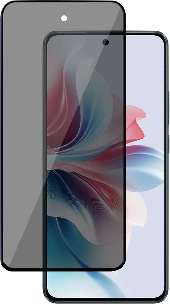 Privé Screenprotector geschikt voor OPPO Reno 11F Screenprotector - Privacy Beschermglas - Privacy Proteqt+