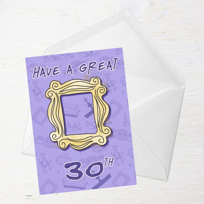 Friends Birthday 30th Greetings Card - Standard Card