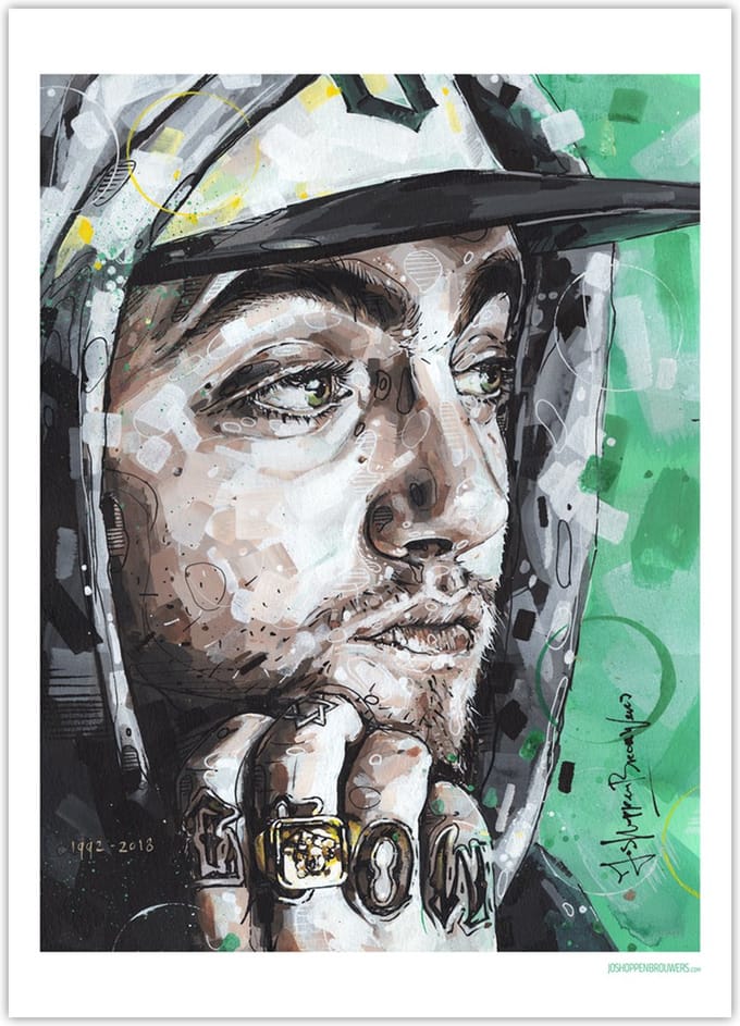 Mac Miller poster 50x70 cm