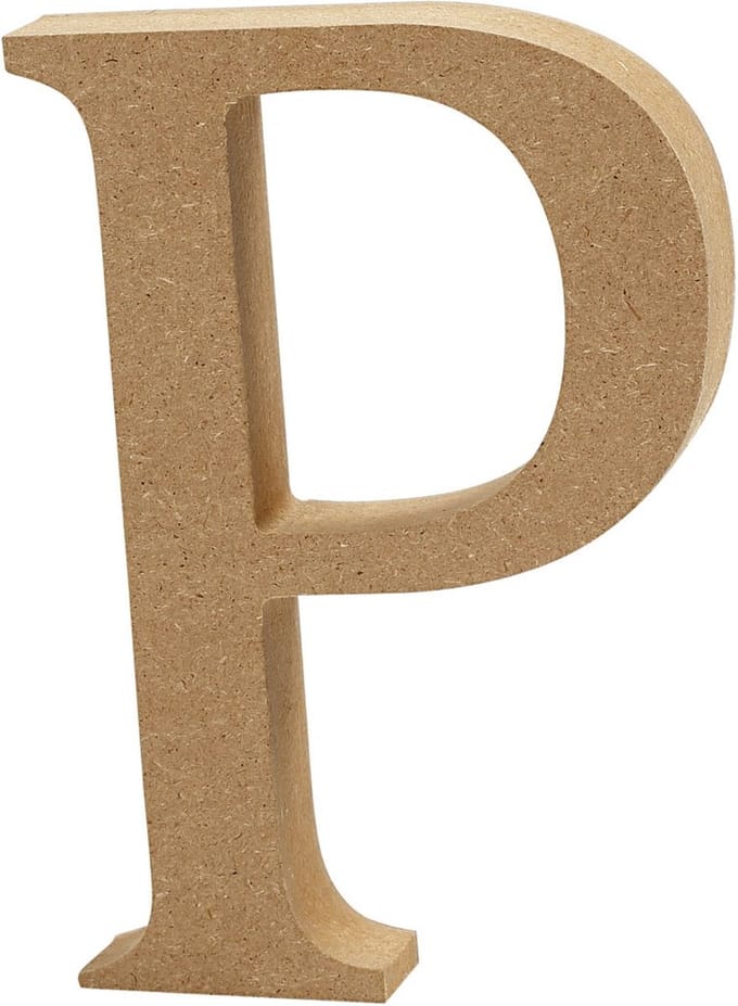 Creativ Company Letter P MDF 13cm 1pc.