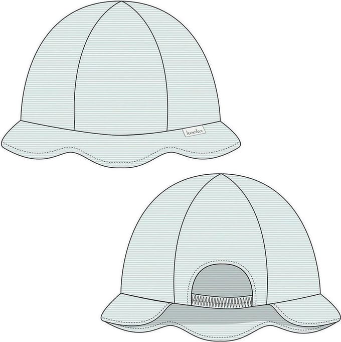 Koeka - Palm beach zomerhoed - Bright mint - M