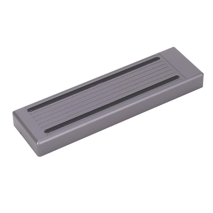 M.2 Nvme PCIE SSD Behuizing Case Adapter Aluminiumlegering USB3.1 GEN2 10Gbps RGB Licht SSD Extern gray