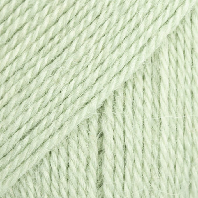 DROPS Alpaca Uni Colour - 9030 pistache ijs - Wol Garen