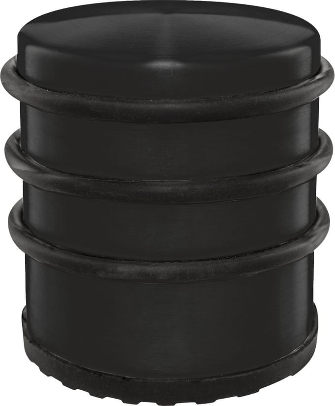 Protect-it Deurstopper/deurbuffer - 1x - D77 x H70mm - 1,15kg - RVS - premium - zonder montage