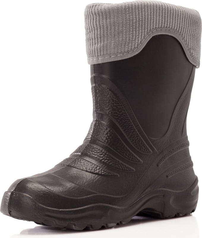 Ladeheid LA-LMG-861-Termix Dames Regenlaarzen - Rubber - Gevoerd - EVA - Waterdicht – Grafiet/grijs – 24/25
