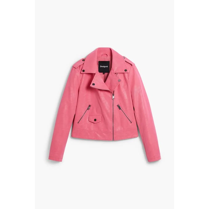 Leren jas voor vrouwen Desigual Lolly