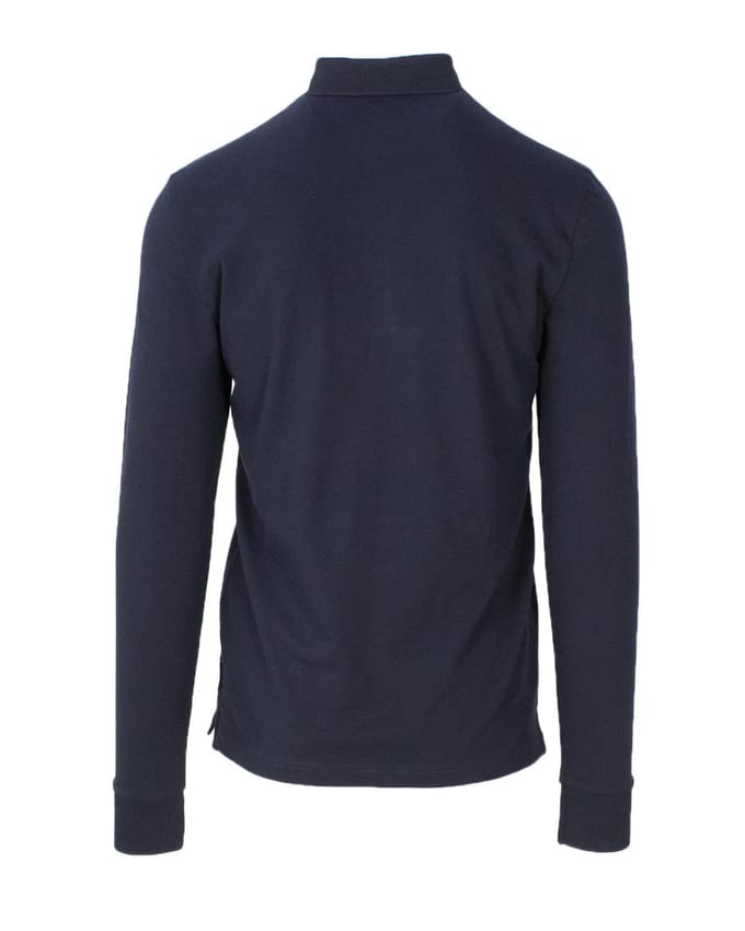 Armani Exchange Blauwe Katoenen Poloshirt