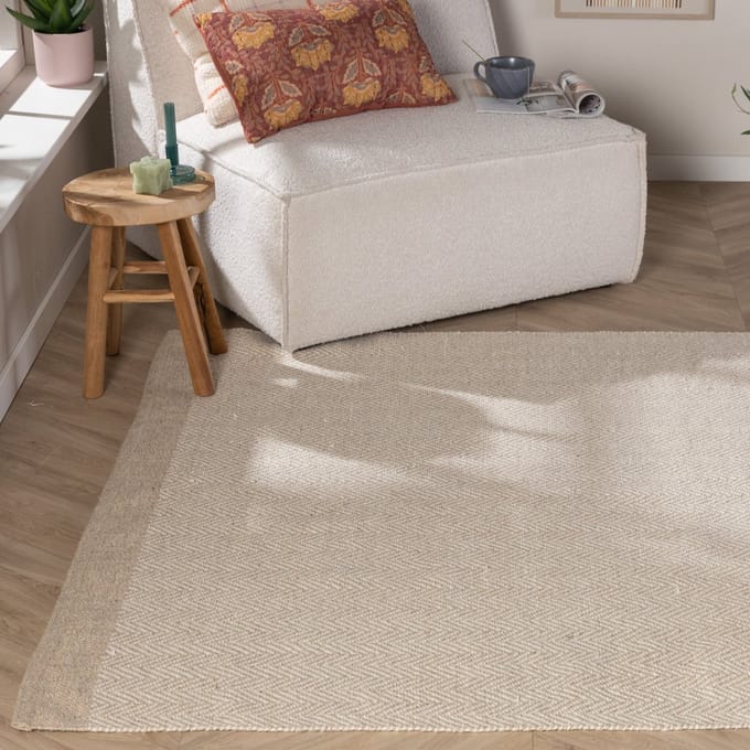 FRAAI Wollen vloerkleed - Zula Beige - 200x290cm