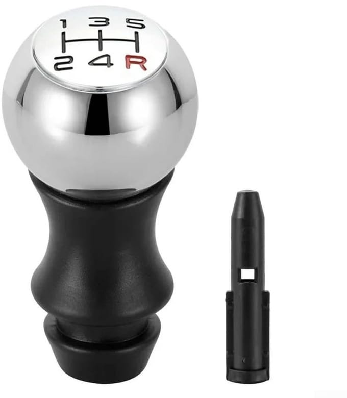 Dailygoods- Versnellingspook Knop 5 Snelheden - Aluminium/Kunststof