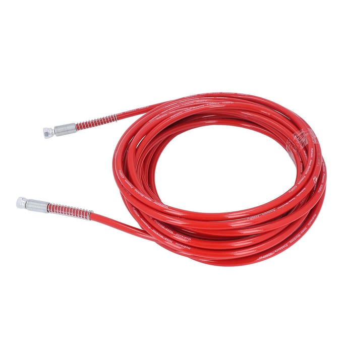 Airless Verfspuit Slang Hoge Druk Universeel Flexibel Vezelbuis 49.21ft Lengte 14in Rood red