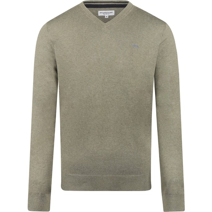 McGregor V-neck Sweater Light Olive Taglia: M | Maglioni a maglia Outlet | Uomo | Verde