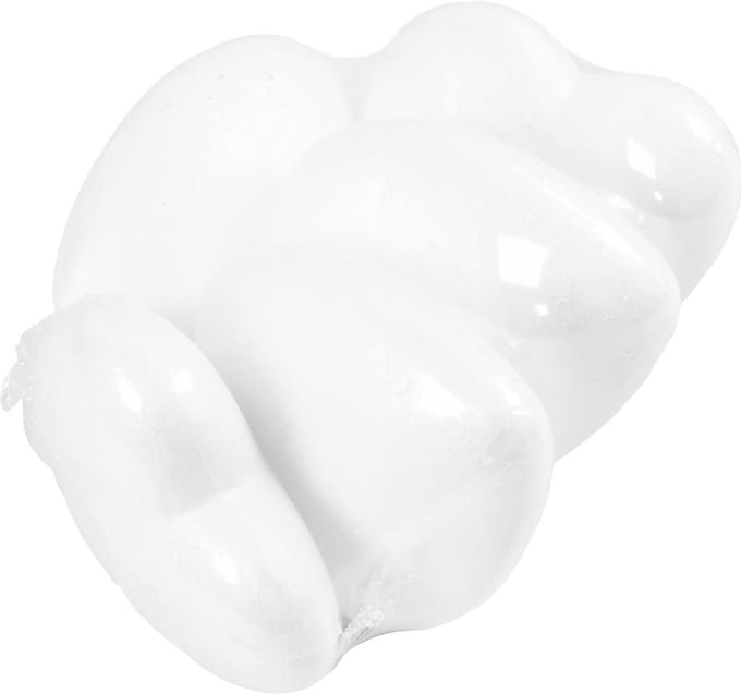Harten, H: 11 cm, D: 5 cm, B: 11,5 cm, wit, 5 stuk/ 1 doos
