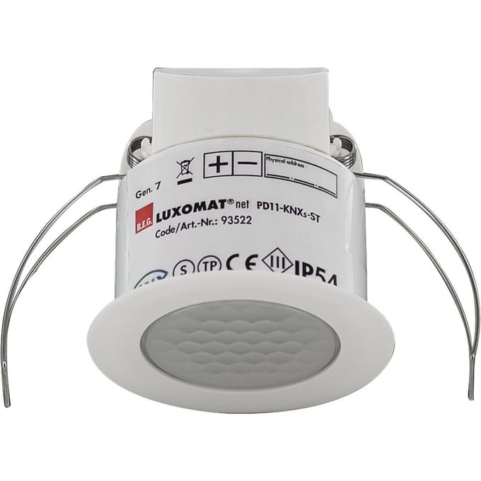 KNX Aanwezigheidsdetector PD11 Beveiligd IP54 9m Wit - 93522