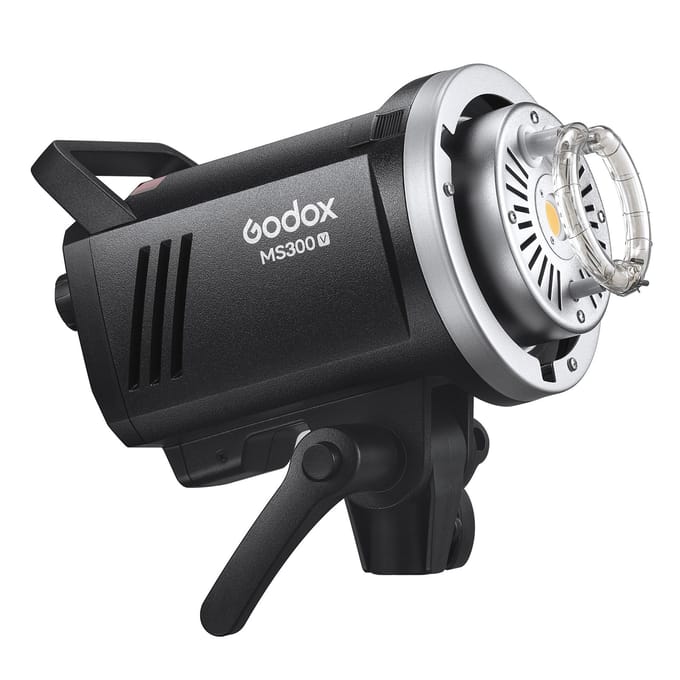 Godox MS300-V Verbeterde Studio Flitslamp 300Ws Stroboscooplamp GN58 0.1-1.8S Recycletijd 5600 +/-200K gray