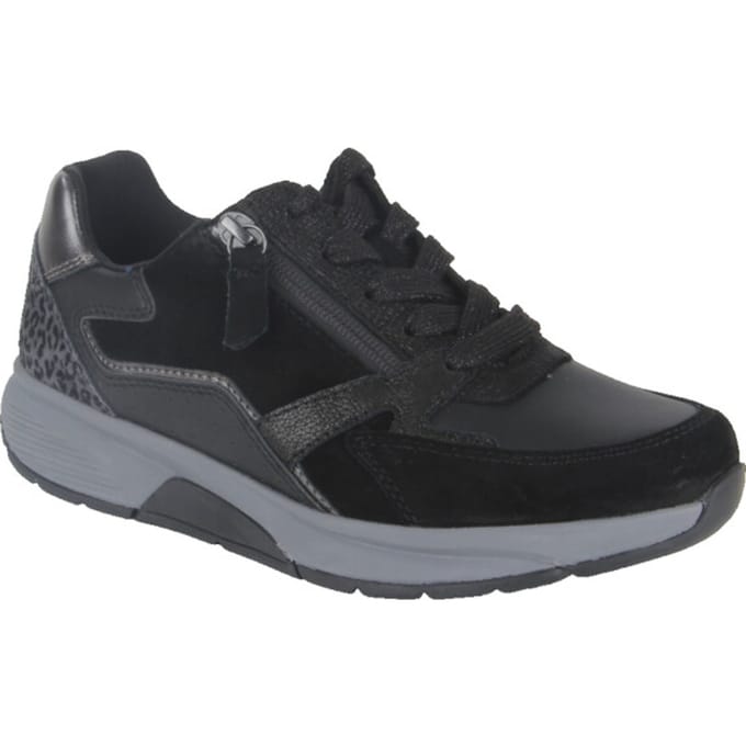 Gabor Rollingsoft Sneaker 0106.01.001 Zwart Antraciet
